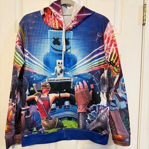NWOT 3D Fornite DJ Marshmello Hoodie | Long sleeves